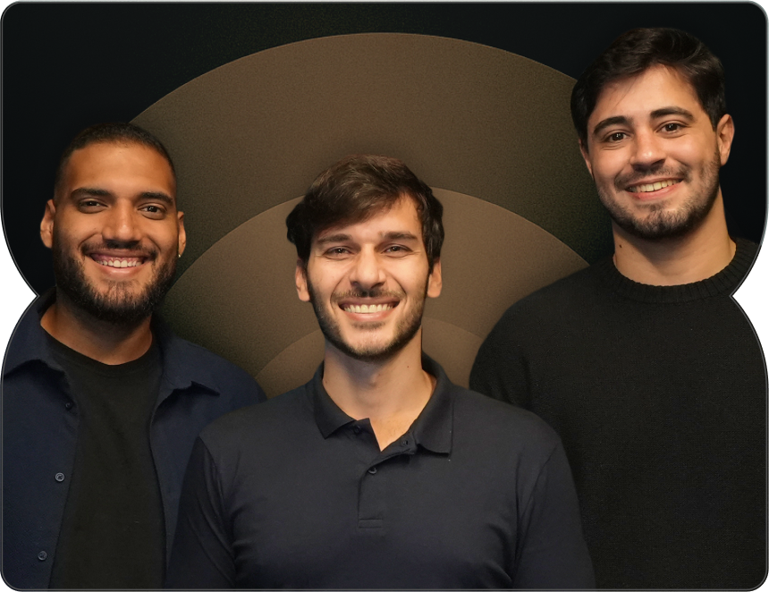 Brenno, Lucas e Leandro